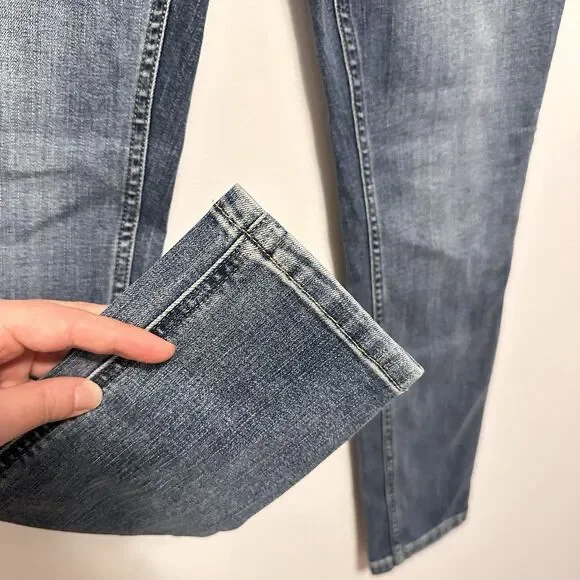 Womens Carhartt Layton Slim Fit Skinny Leg Denim Jeans 8 Regular Western Work - Picture 4 of 9